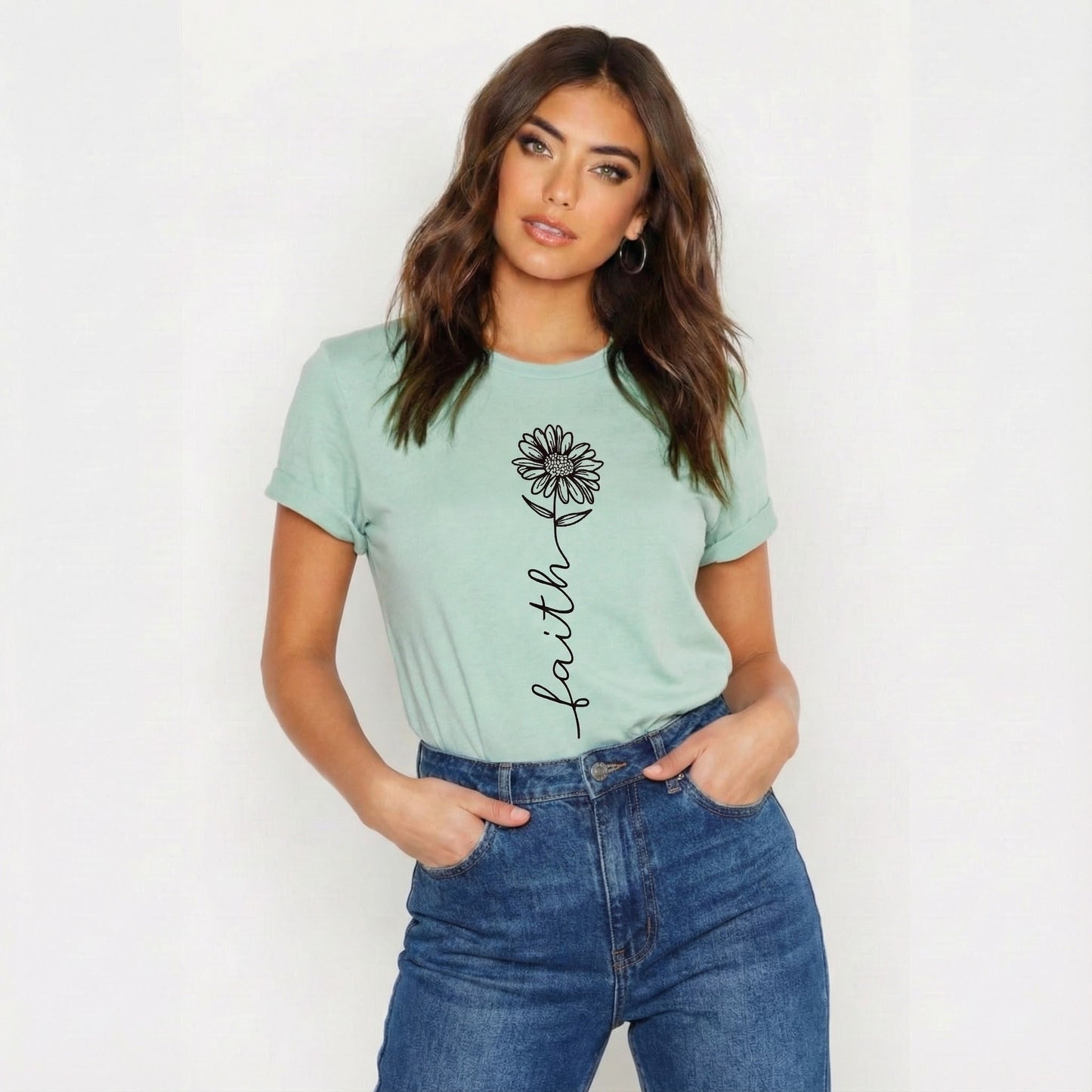 Camiseta Fe "Faith" T-shirt  – Mensaje Inspirador