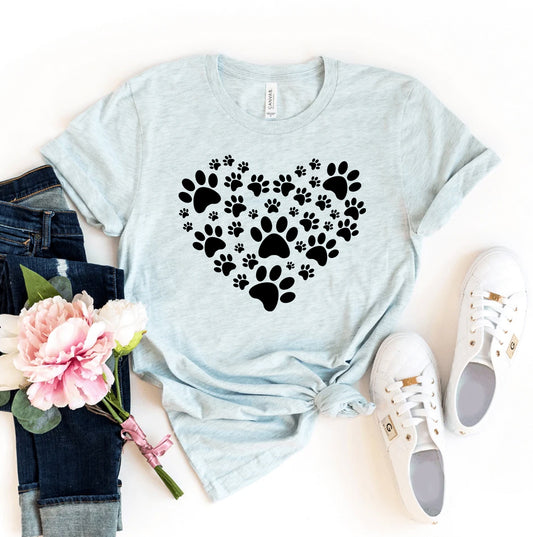 Camiseta Corazón de patas "Paw Heart" T-Shirt