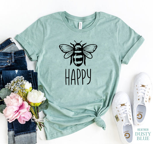 Camiseta Ser (abeja) Feliz "Bee Happy" T-shirt