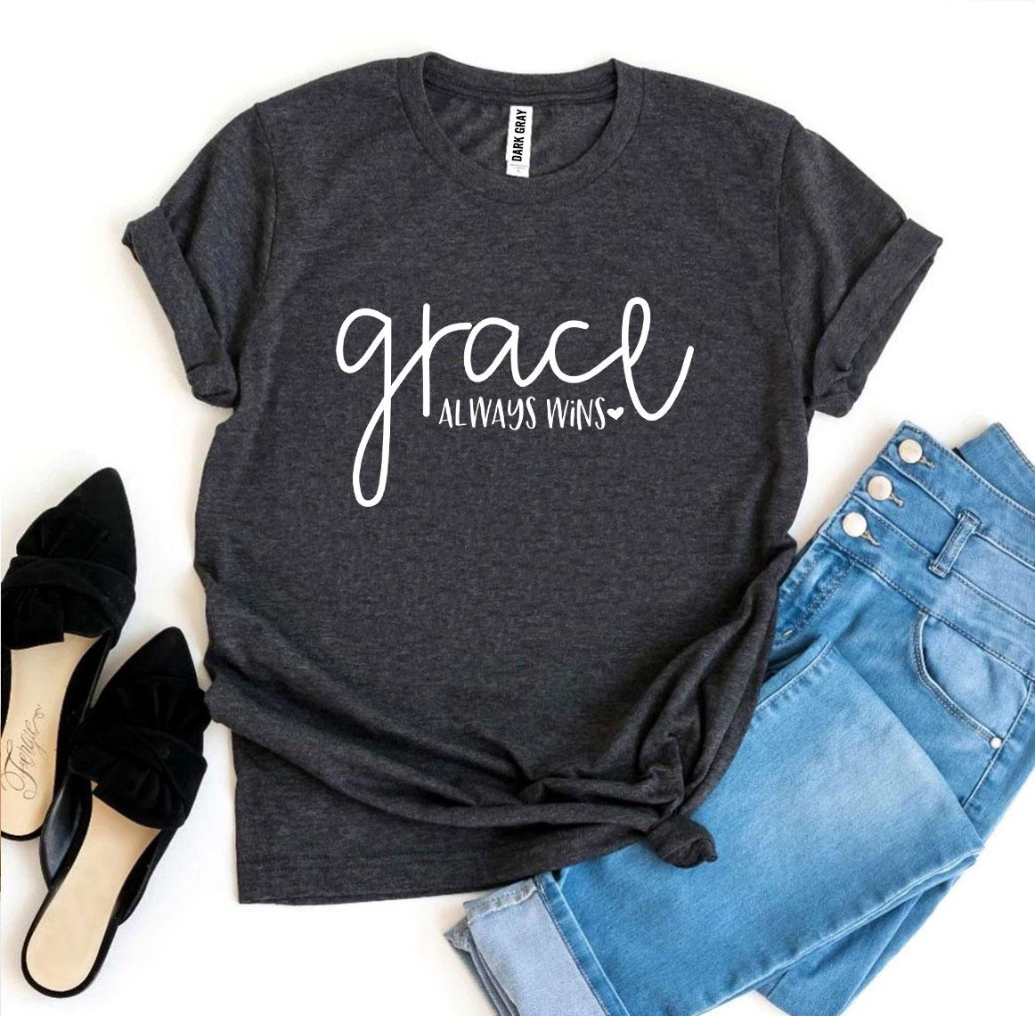 Camiseta La Gracia Siempre Gan "Grace Always Wins" T-Shirt