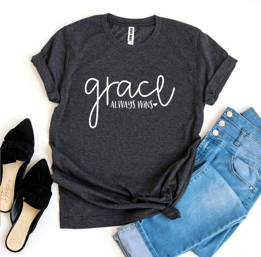 Camiseta La Gracia Siempre Gan "Grace Always Wins" T-Shirt
