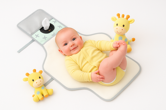 Cambiador de Viaje Plegable – Impermeable y Compacto-Folding Travel Changing Pad – Waterproof & Compact