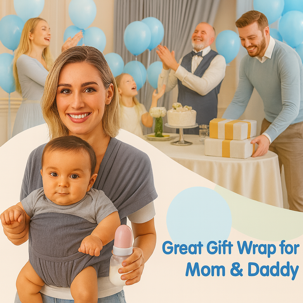 Portabebés Envolvente Multifuncional (Tipo Fular)-Multi-Functional Baby Wrap Carrier (Fular Style)