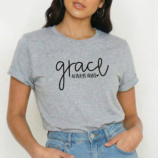 Camiseta La Gracia Siempre Gan "Grace Always Wins" T-Shirt